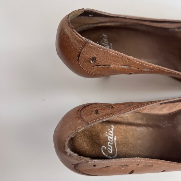 Candies Vintage Keela Heel in Camel womens Size 6.5 - Picture 5 of 9